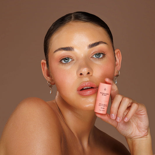 SPF 50 Natural Lip & Cheek Tint in Rose
