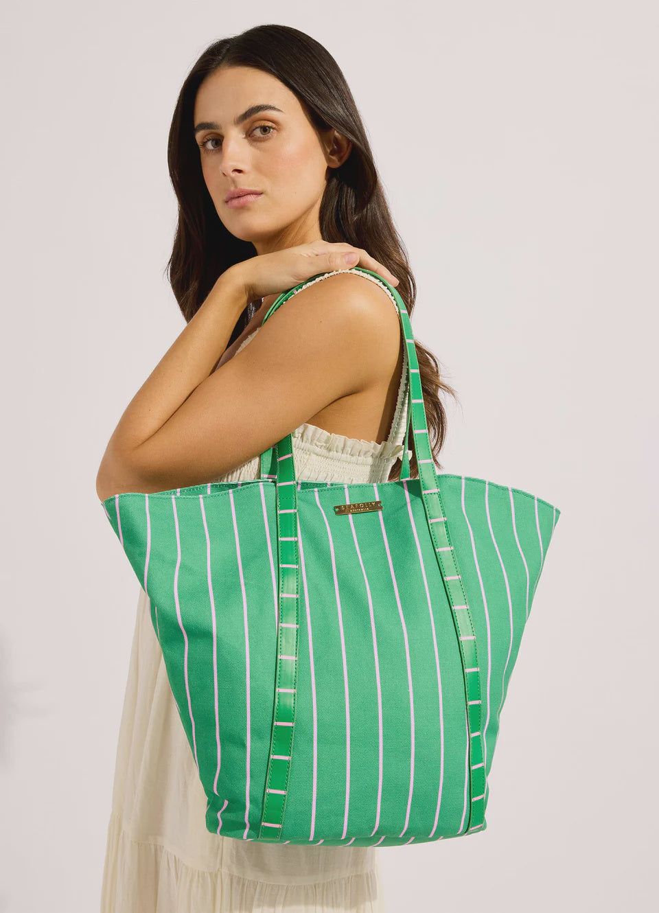 Carriedaway Mosaic Stripe Tote Bag