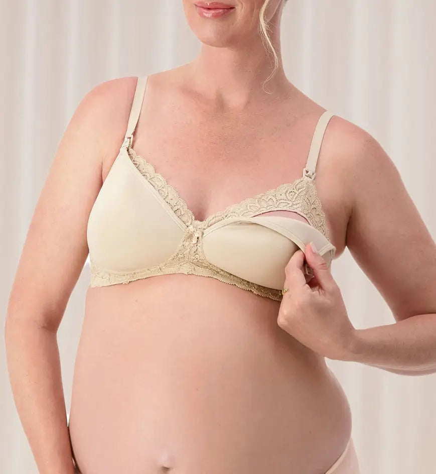 Nude Gorgeous Mama Lace Wirefree