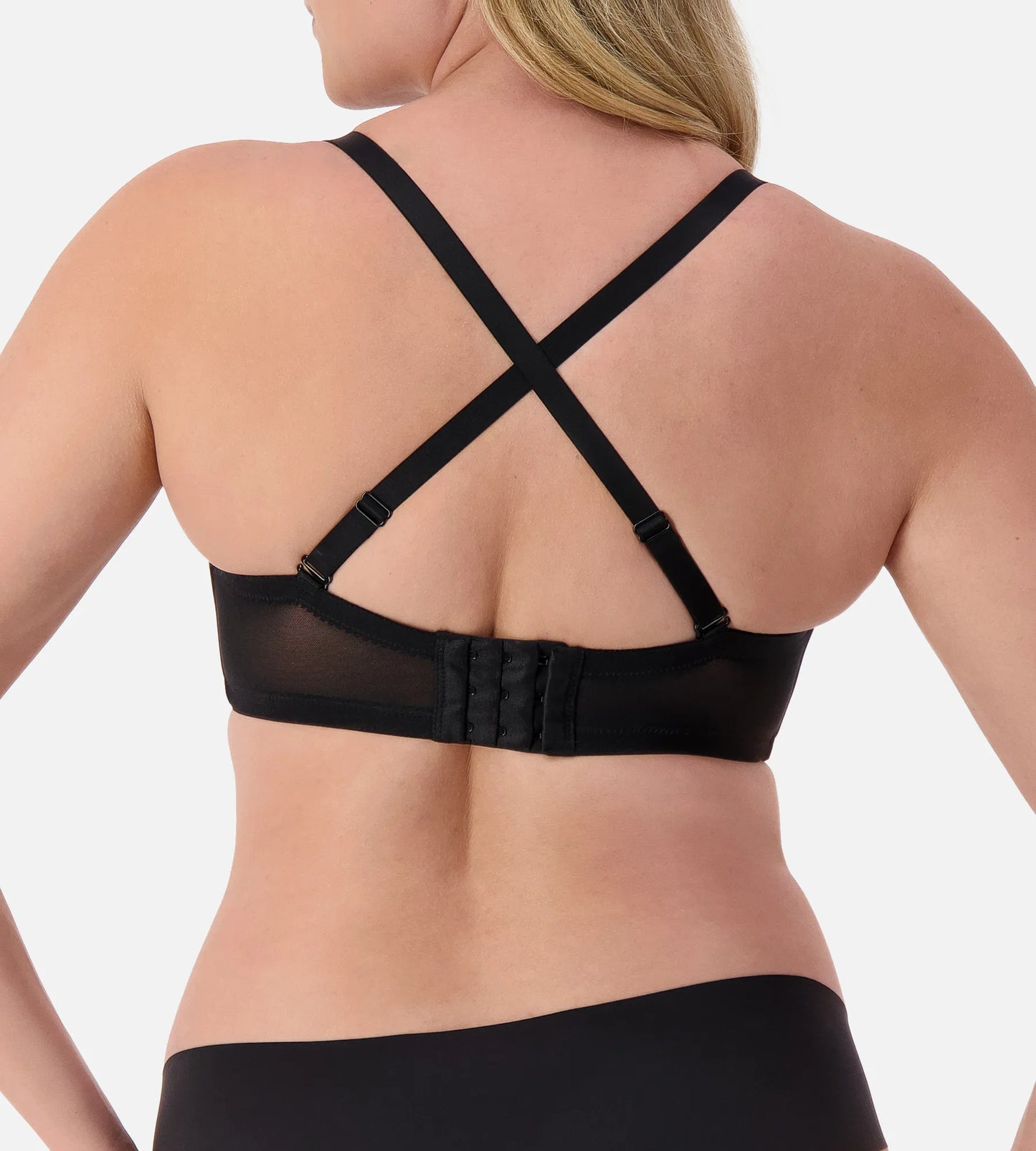 Beautiful Silhouette Strapless Bra in Black