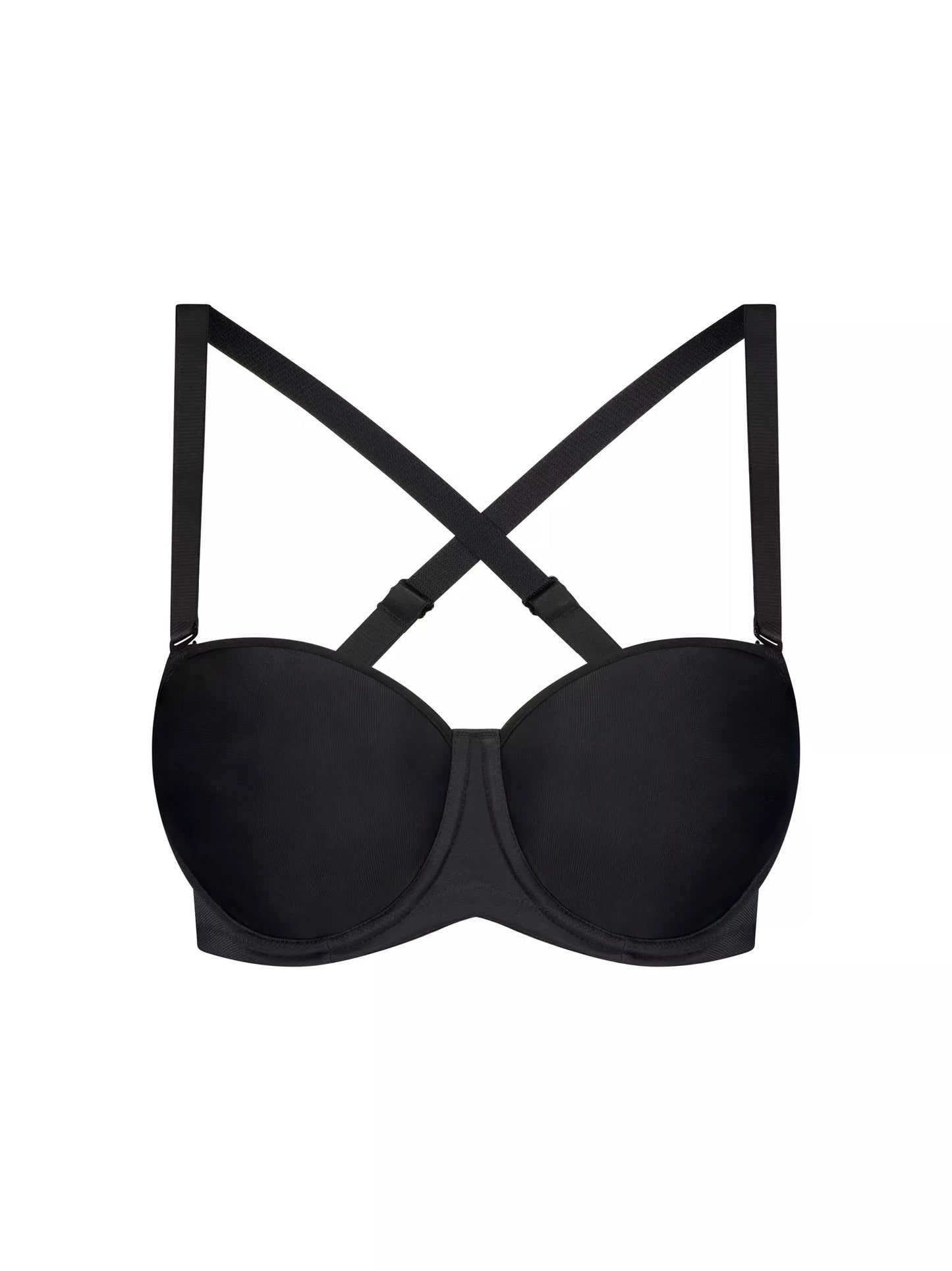 Beautiful Silhouette Strapless Bra in Black