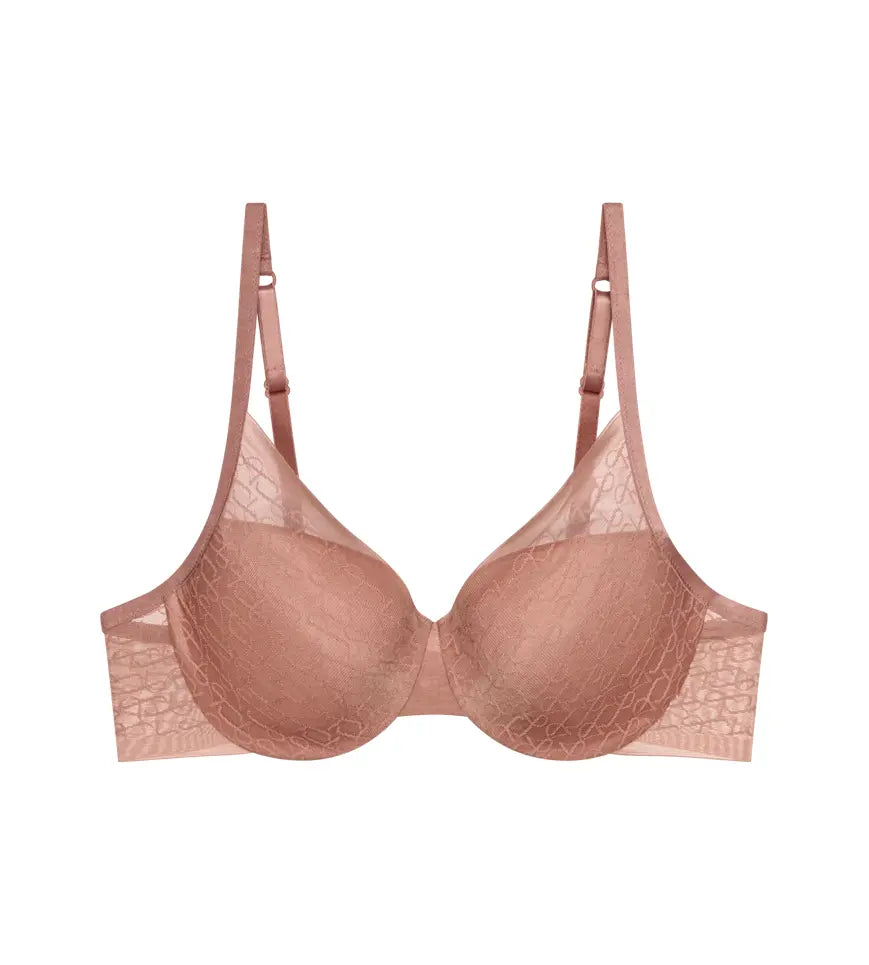 SIGNATURE SHEER WIRED PADDED BRA