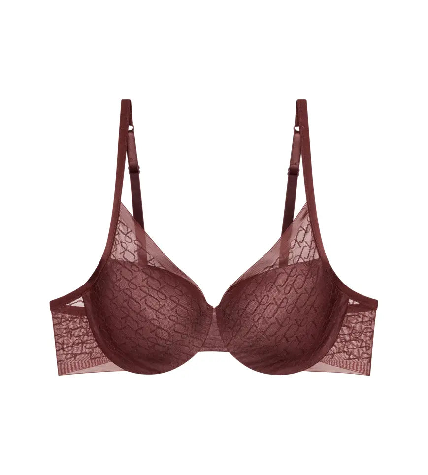 SIGNATURE SHEER WIRED PADDED BRA