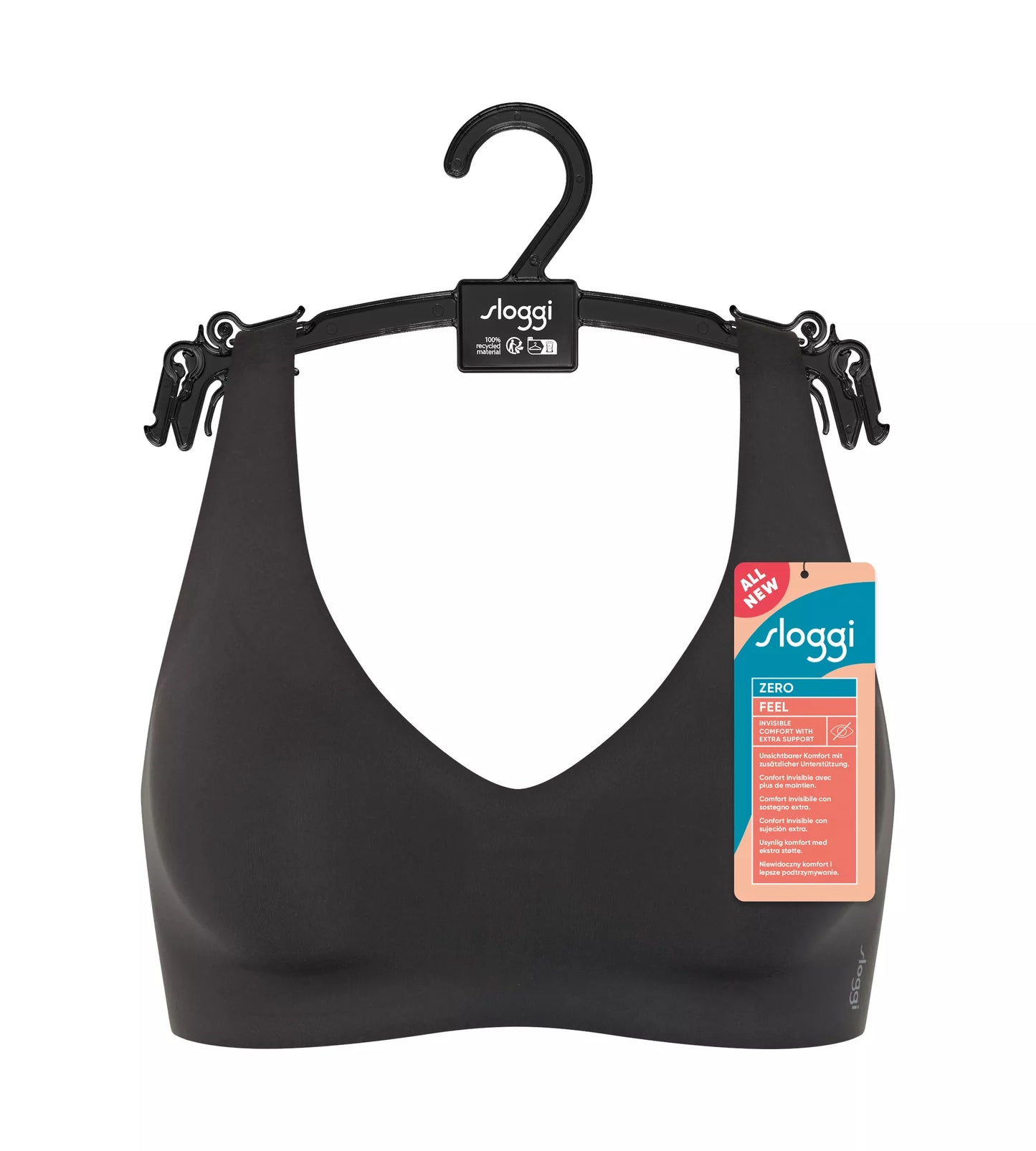 Sloggi ZERO Feel 2.0 Soft Bra in Black