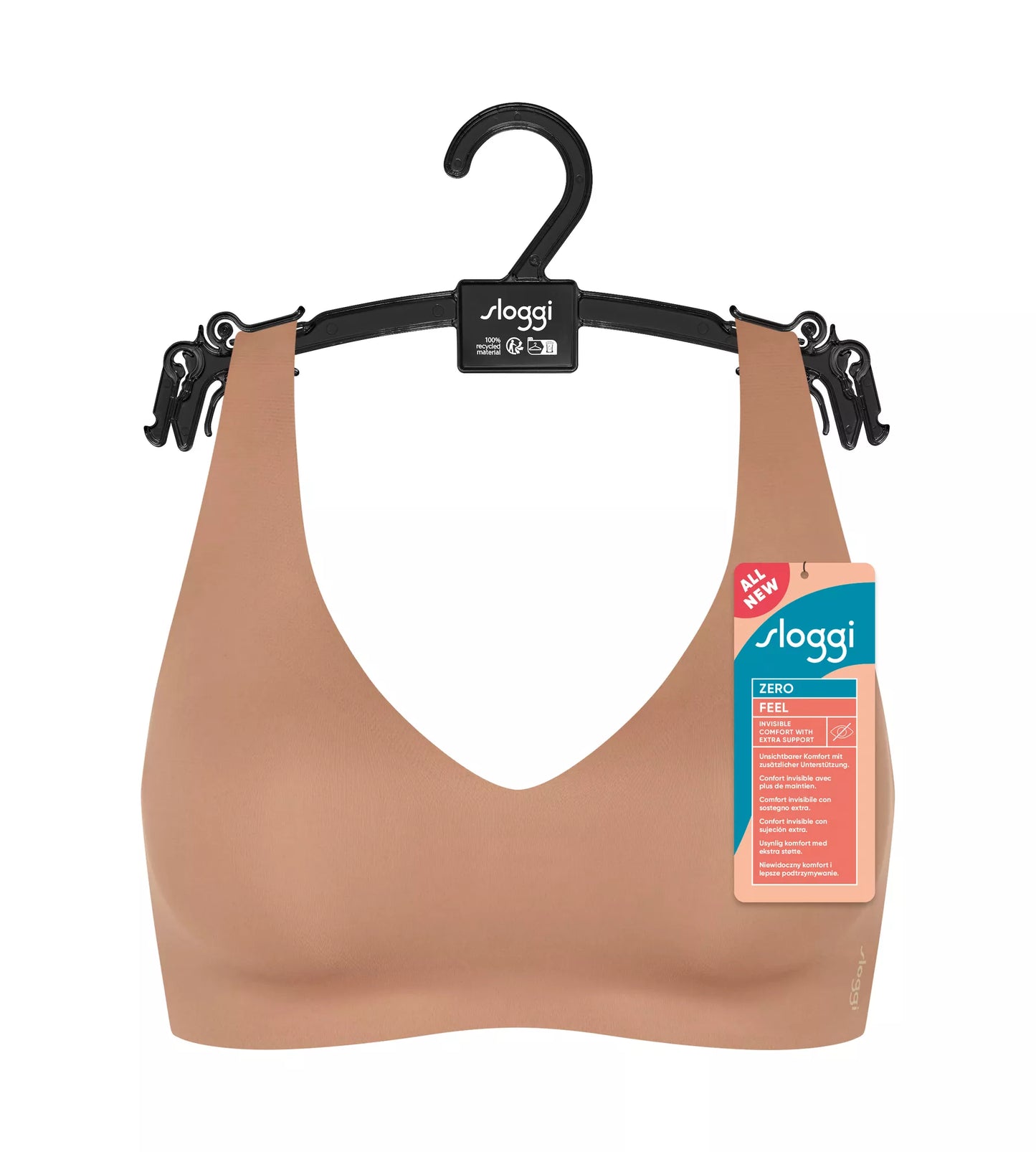 Sloggi ZERO Feel 2.0 Soft Bra in Nostalgic Brown