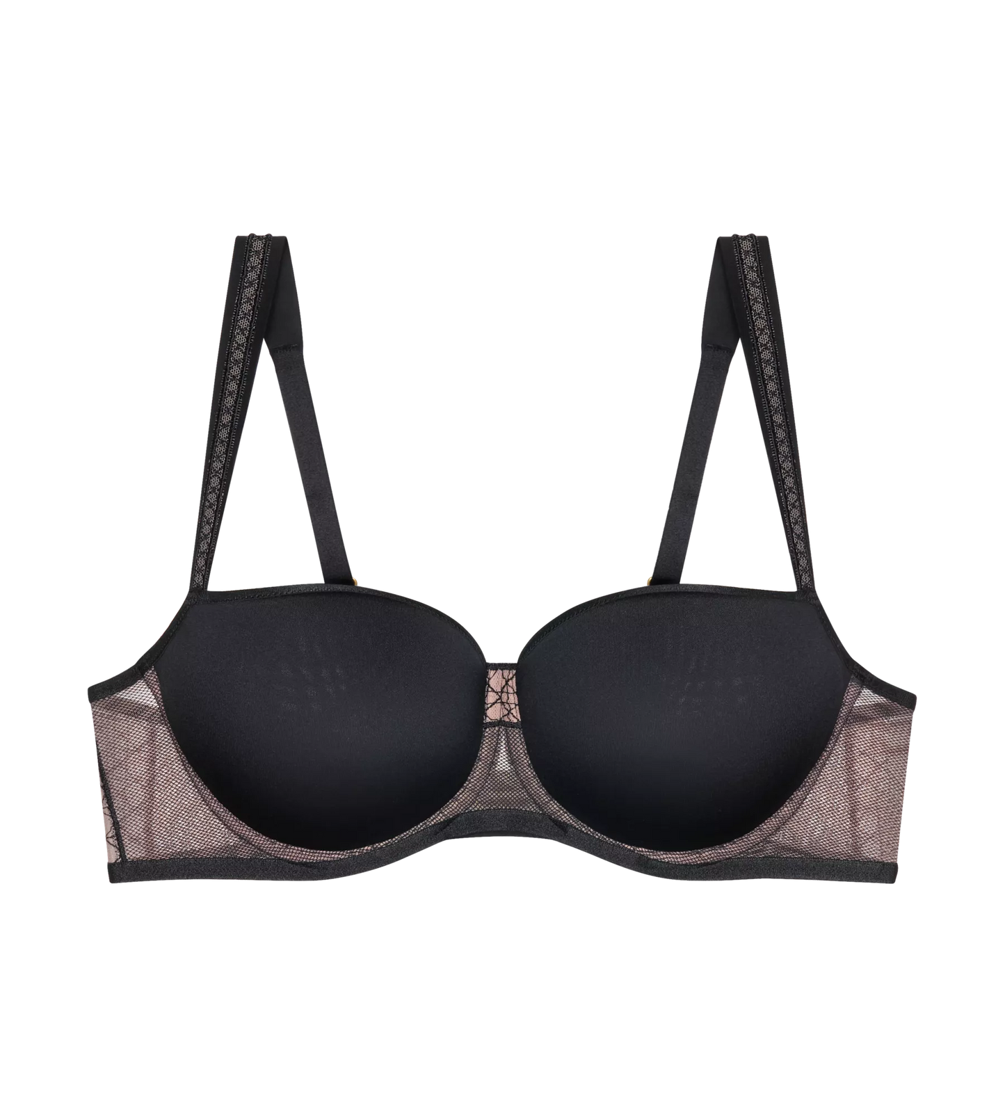 Palina Cosmic Heartbeat Style Lab Wired Padded Bra in Black