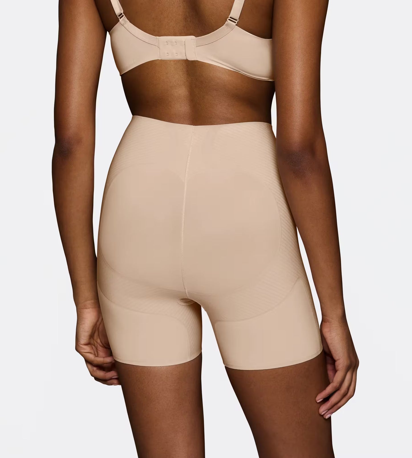 Body Make Up Illusion Curve Short Brief in Beige