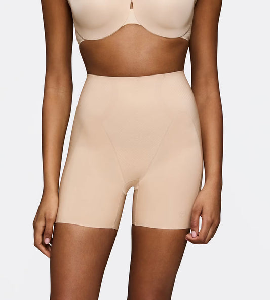 Body Make Up Illusion Curve Short Brief in Beige