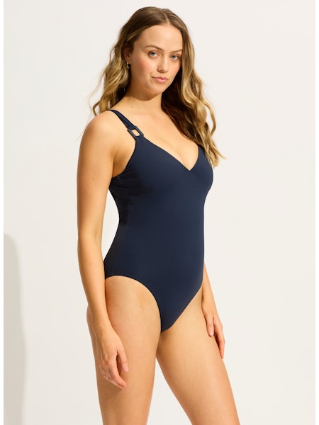 Seafolly Collective DD One Piece Swimsuit in True Navy