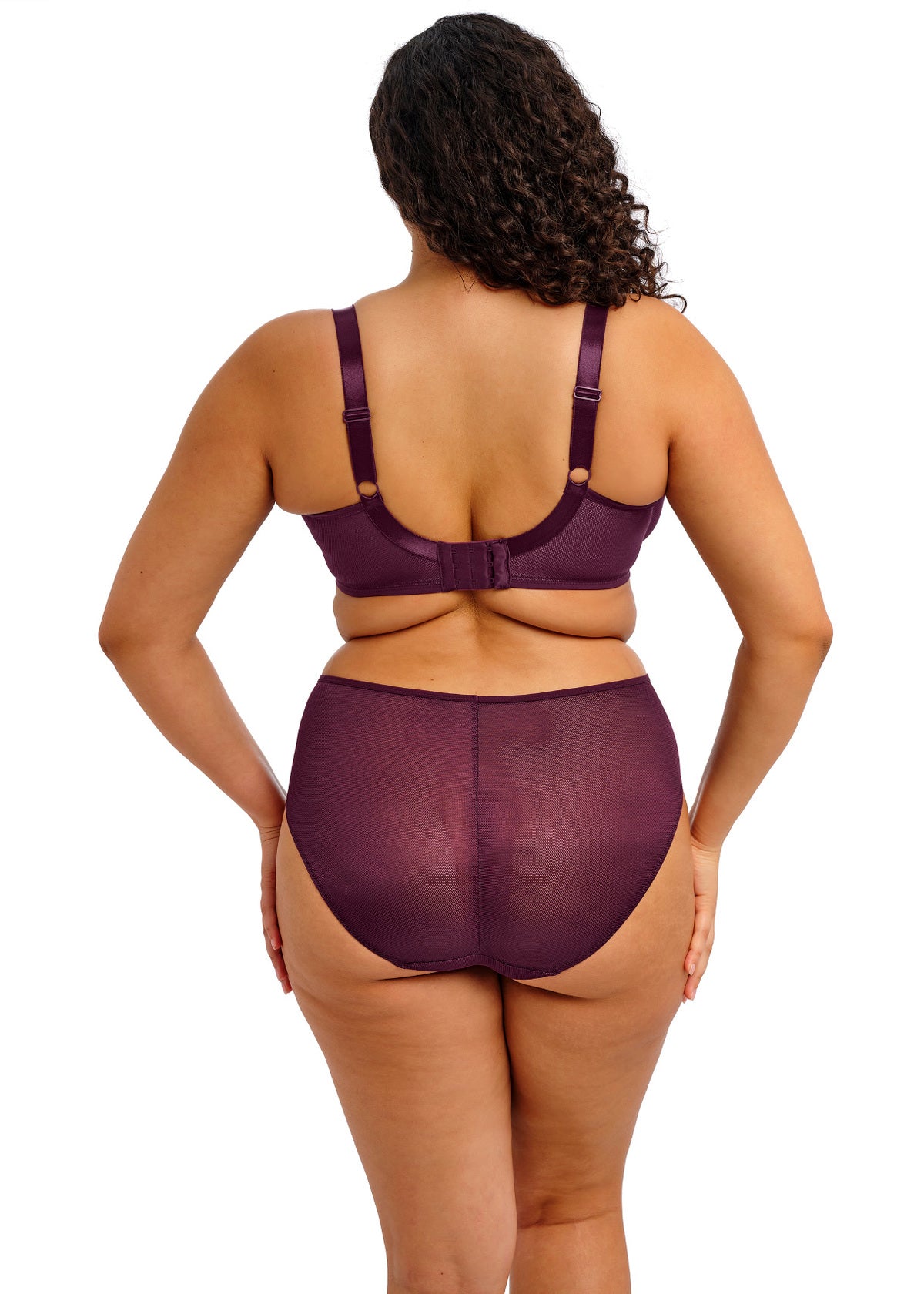 Kintai Plunge Bra in Blackberry