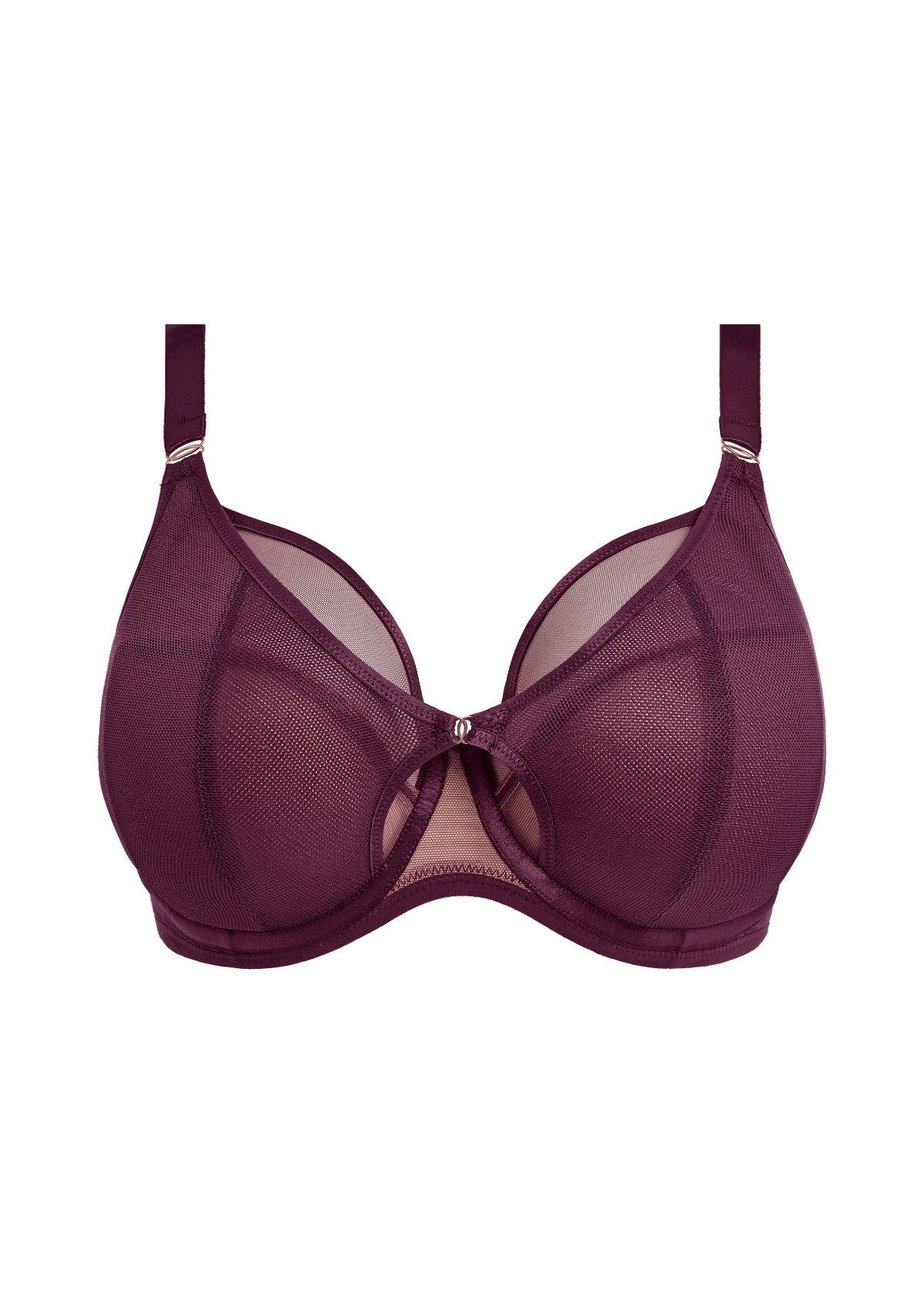 Kintai Plunge Bra in Blackberry