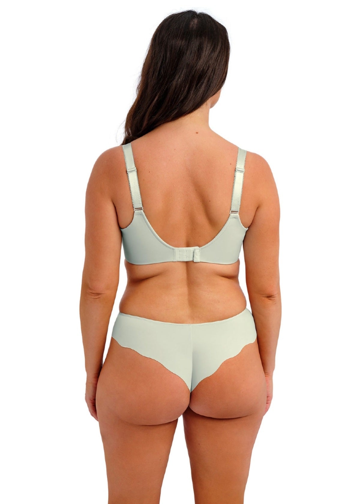 Magdalena Balconette Bra in Vintage Green