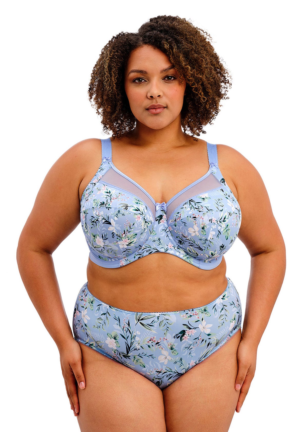 Kayla Banded Bra in Cornflower