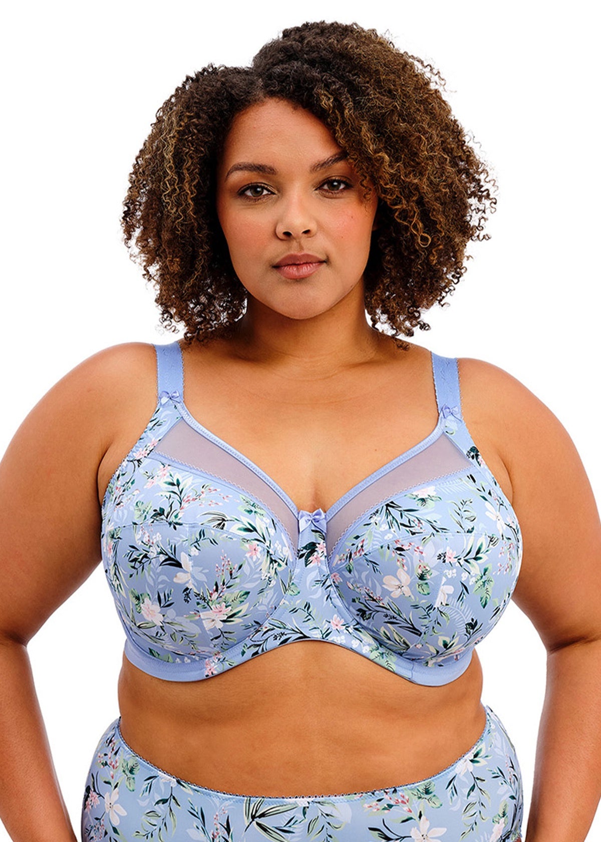Kayla Banded Bra in Cornflower
