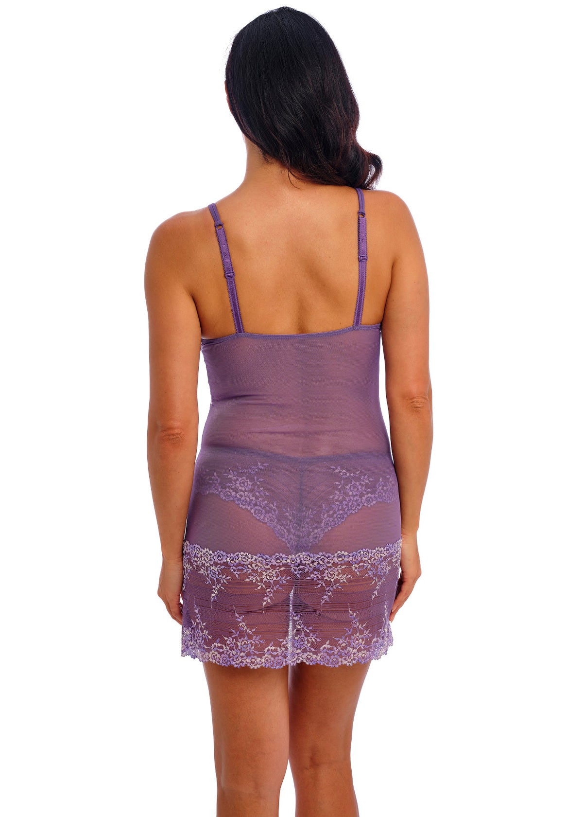Embrace Lace Chemise in Grape Compote Multi