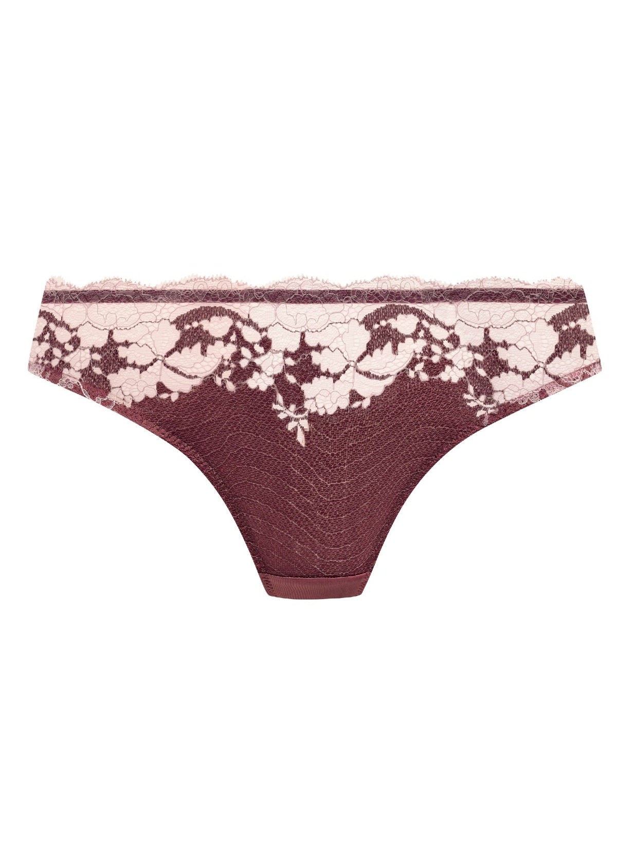Modern Affair Bikini Brief in  Rose Brown/Cradle Pink