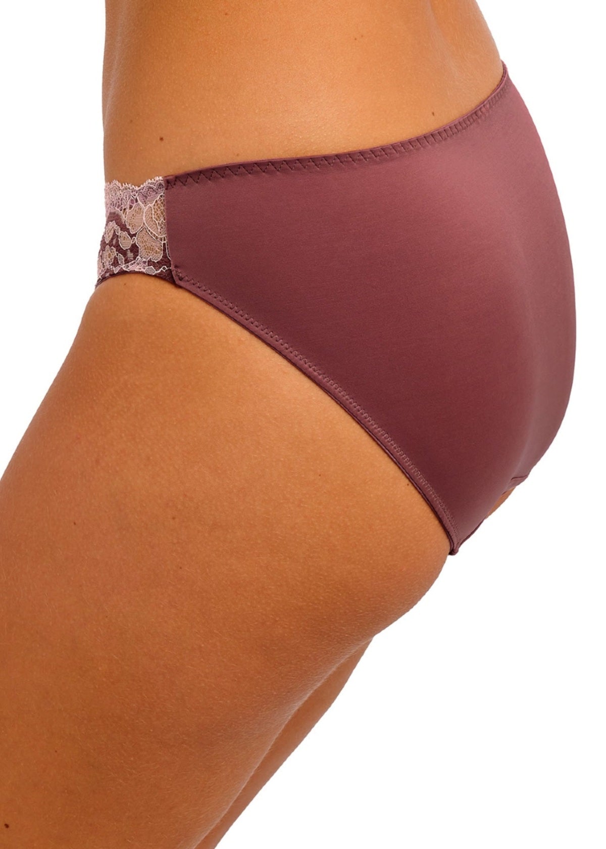 Modern Affair Bikini Brief in  Rose Brown/Cradle Pink