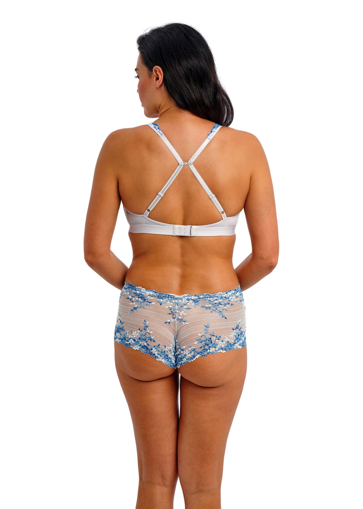 Embrace Lace Boy Short in Micro Chip Multi