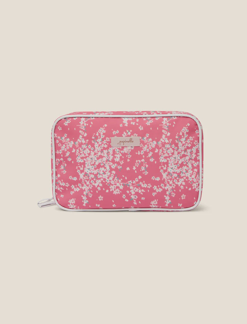 Large Hanging Cosmetics Bag in Cheri Blossom