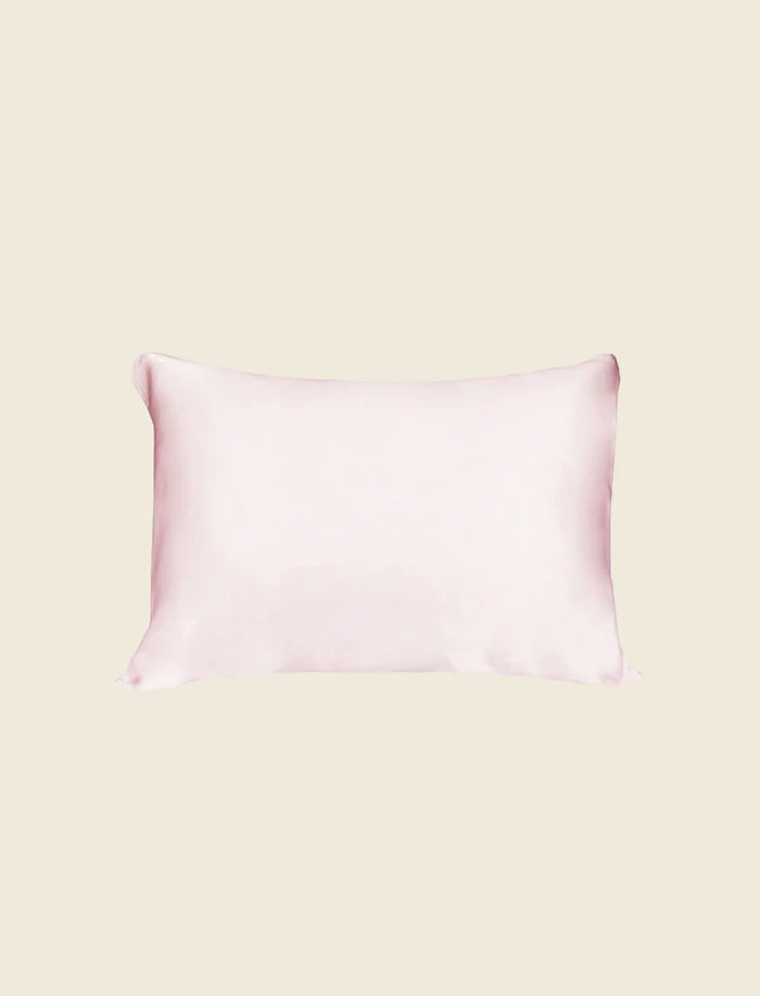 Audrey Boxed Washable Silk Pillow Slip in Pink