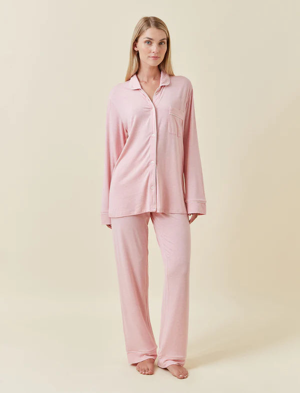 Kate Modal Soft Full Length PJ Set in Papinelle Pink