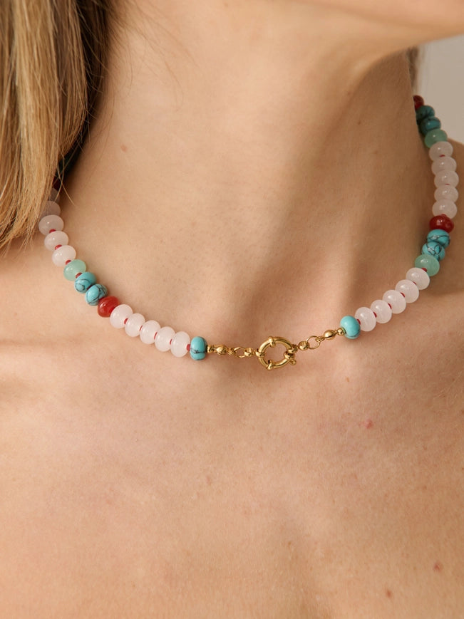 Palmea Beaded Necklace
