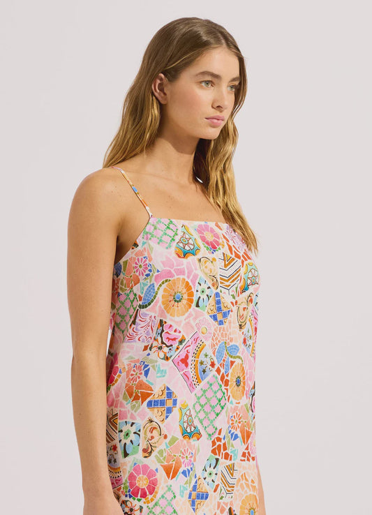 Beach Boheme Bandeau Mini Dress