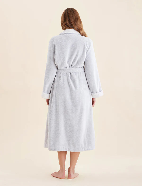 Plush Sherpa Robe & Sleep Mask