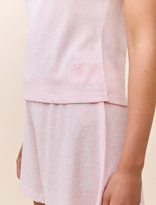 Soft Baby Rib Tee in Fairy Tale Pink