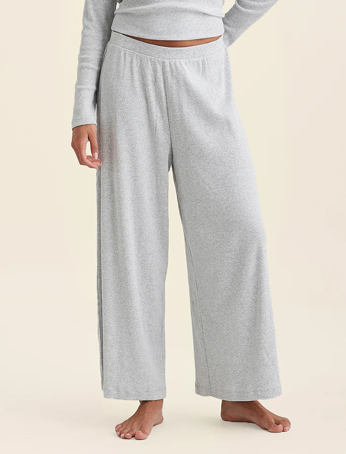 Soft Baby Rib FL Wide Leg Pant