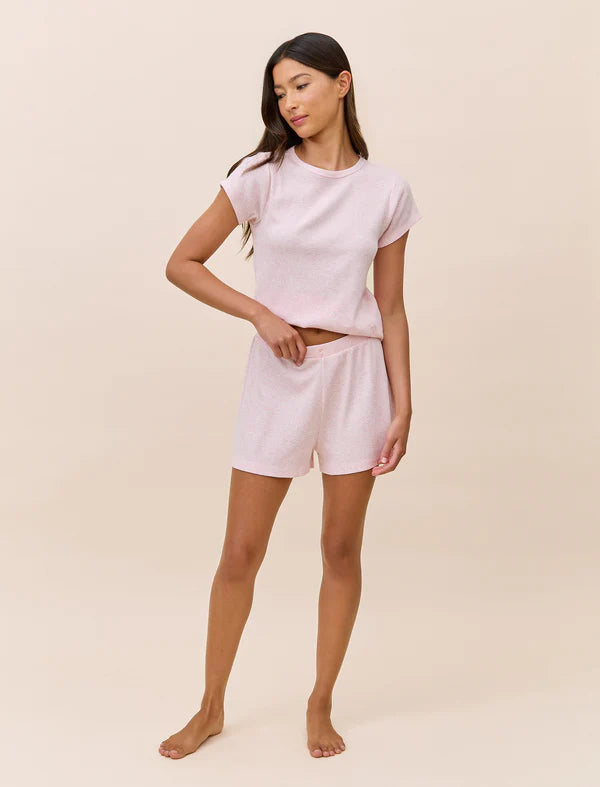 Soft Baby Rib Tee in Fairy Tale Pink