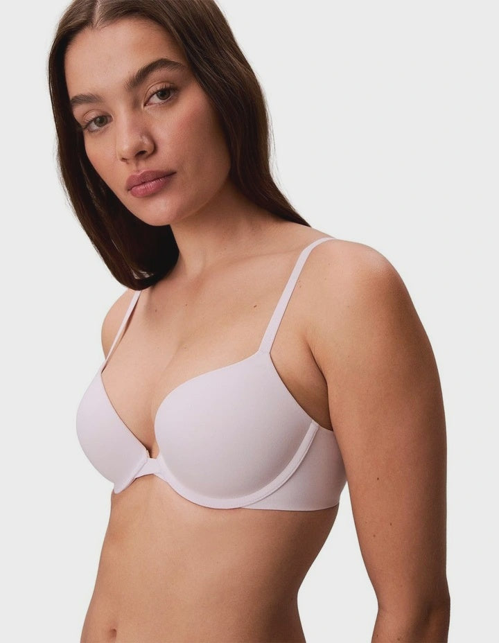 Perfectly Fit Push Up Plunge Bra in Frosty Lilac