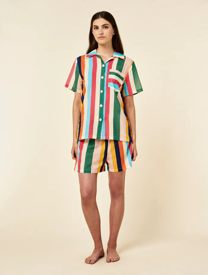 Holiday Stripe Boxer PJ