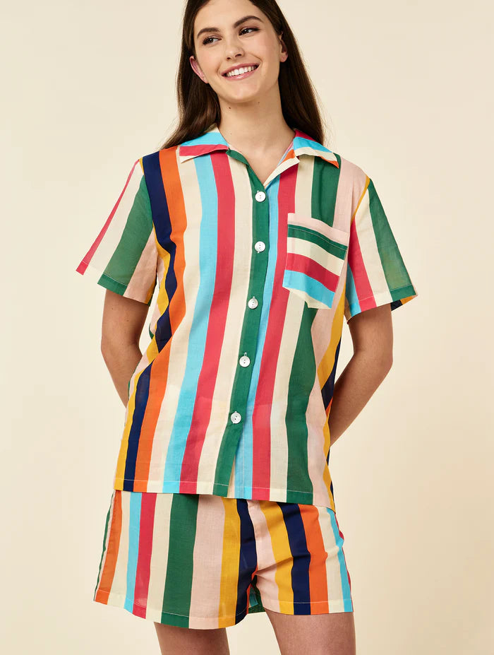 Holiday Stripe Boxer PJ