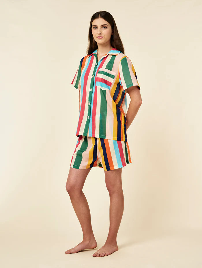 Holiday Stripe Boxer PJ