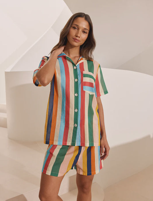 Holiday Stripe Boxer PJ