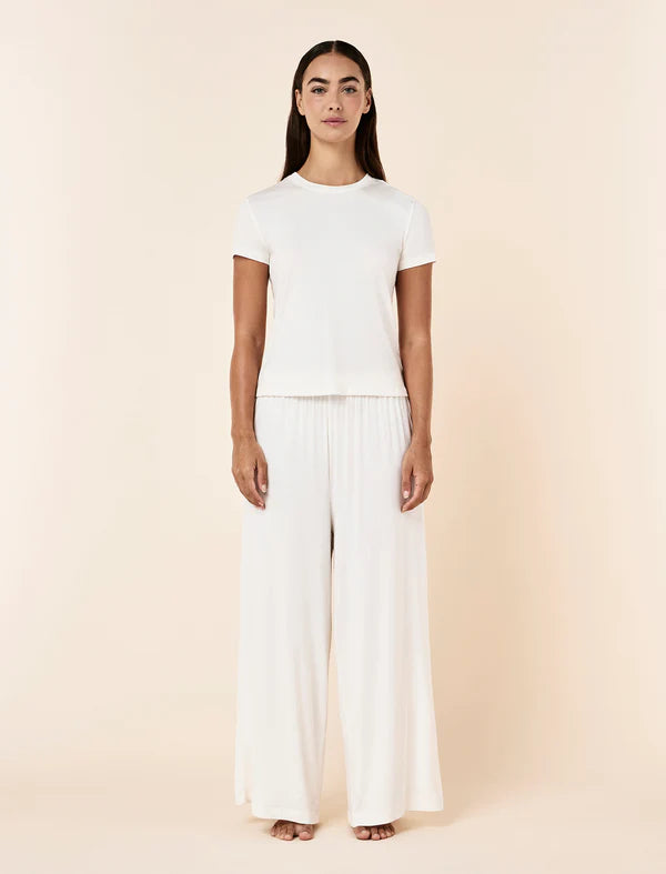Kate Modal Soft Tee in Ecru