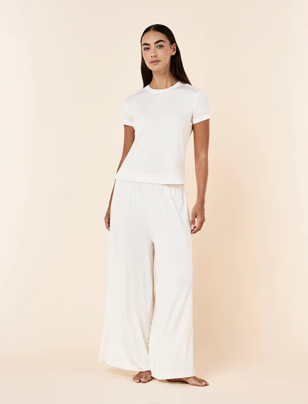 Kate Modal Soft Tee in Ecru