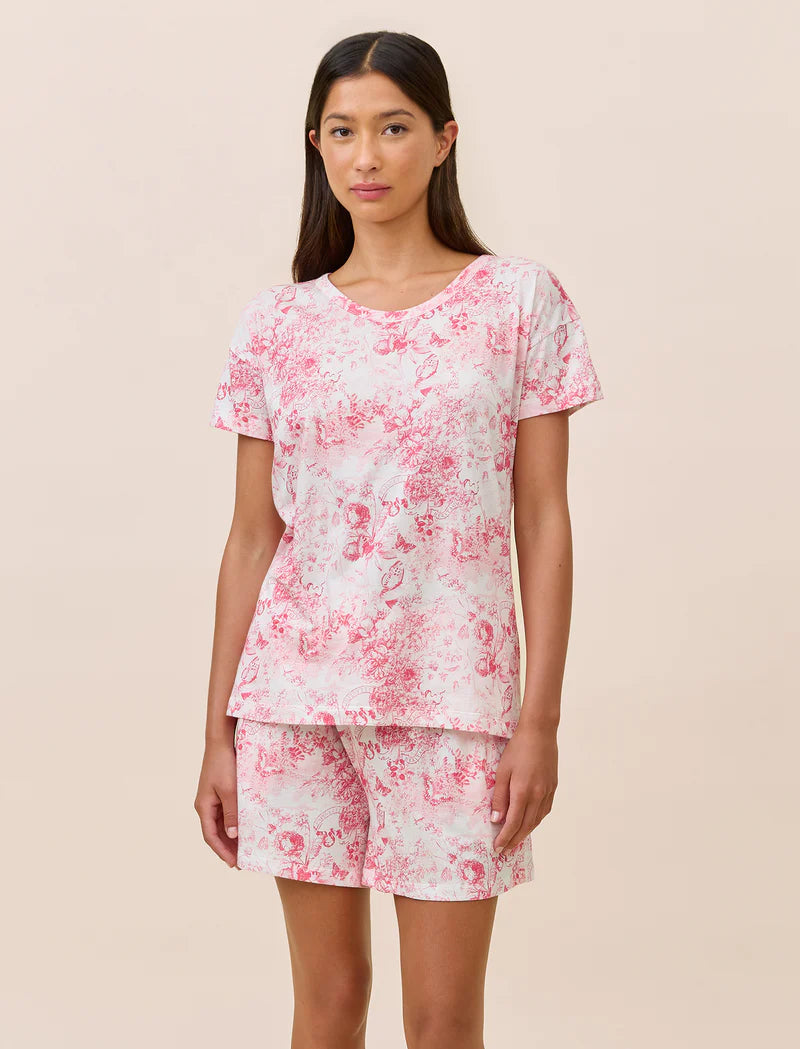 Toile Organic Cotton Knit Boxer PJ Set