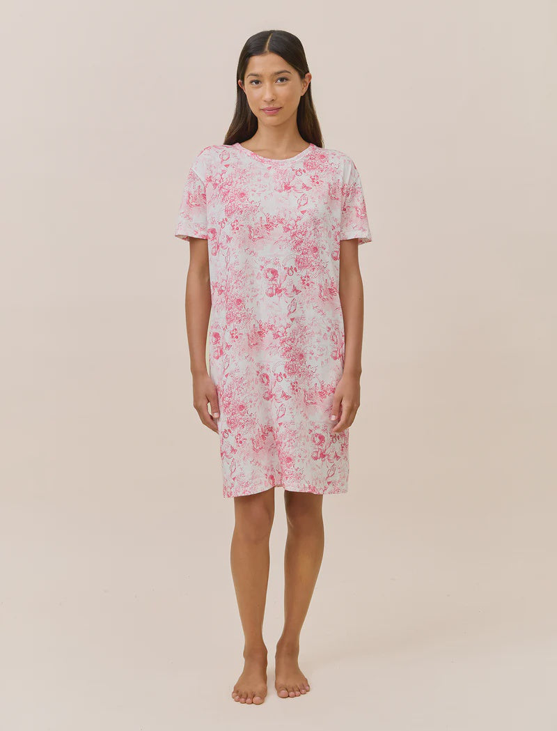 Toile Organic Cotton Knit Midi Nightie