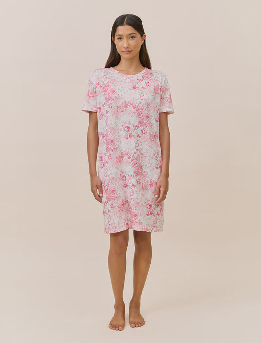 Toile Organic Cotton Knit Midi Nightie