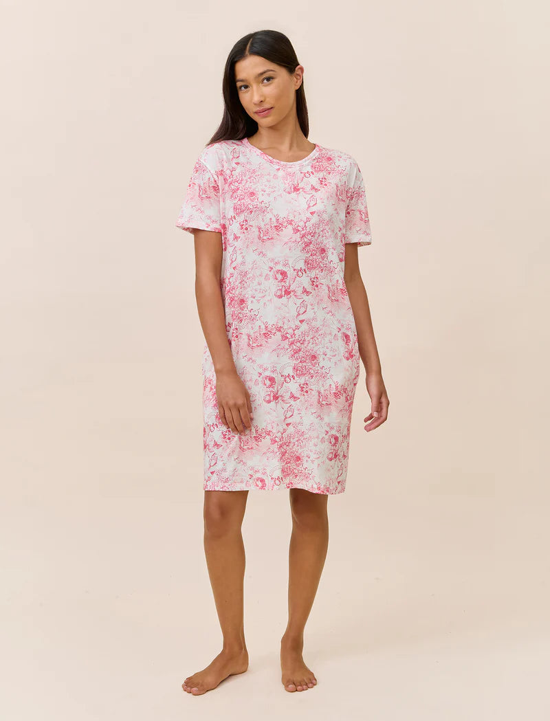 Toile Organic Cotton Knit Midi Nightie