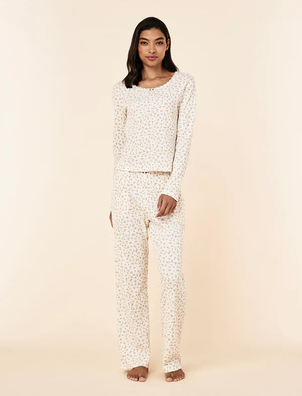 Claire Soft Cotton Waffle PJ Set