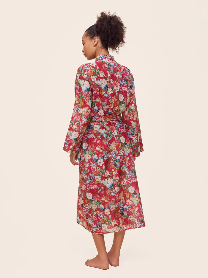 Holly Maxi Robe in Geranium
