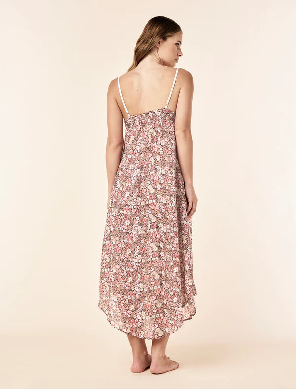 Carly Floral Lace Front Maxi Nightie