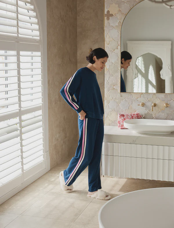 Cosy Kate Stripe Wide Leg Pant