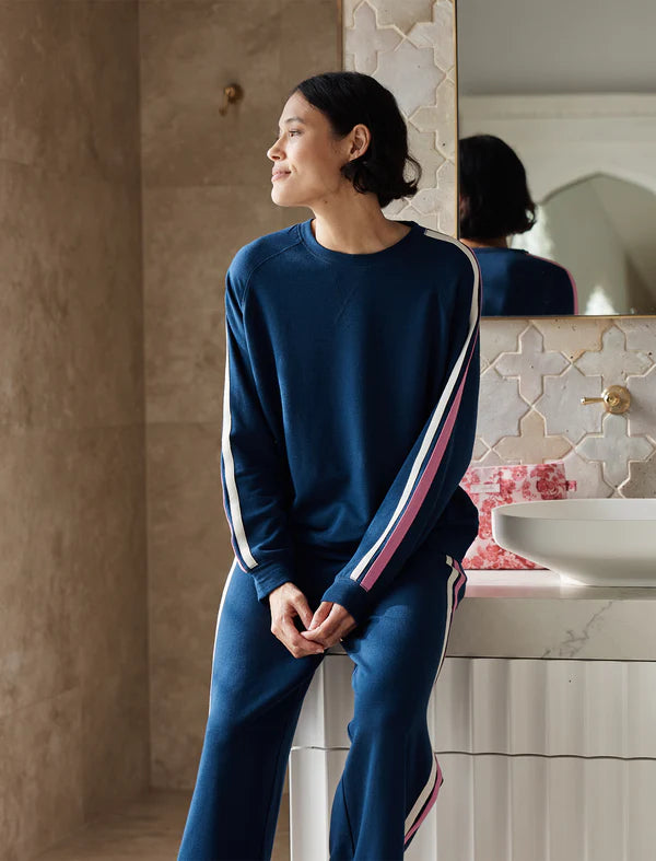 Cosy Kate Stripe Wide Leg Pant