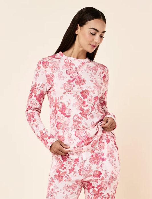 Madelyn Organic Cotton Knit Full Length PJ Set