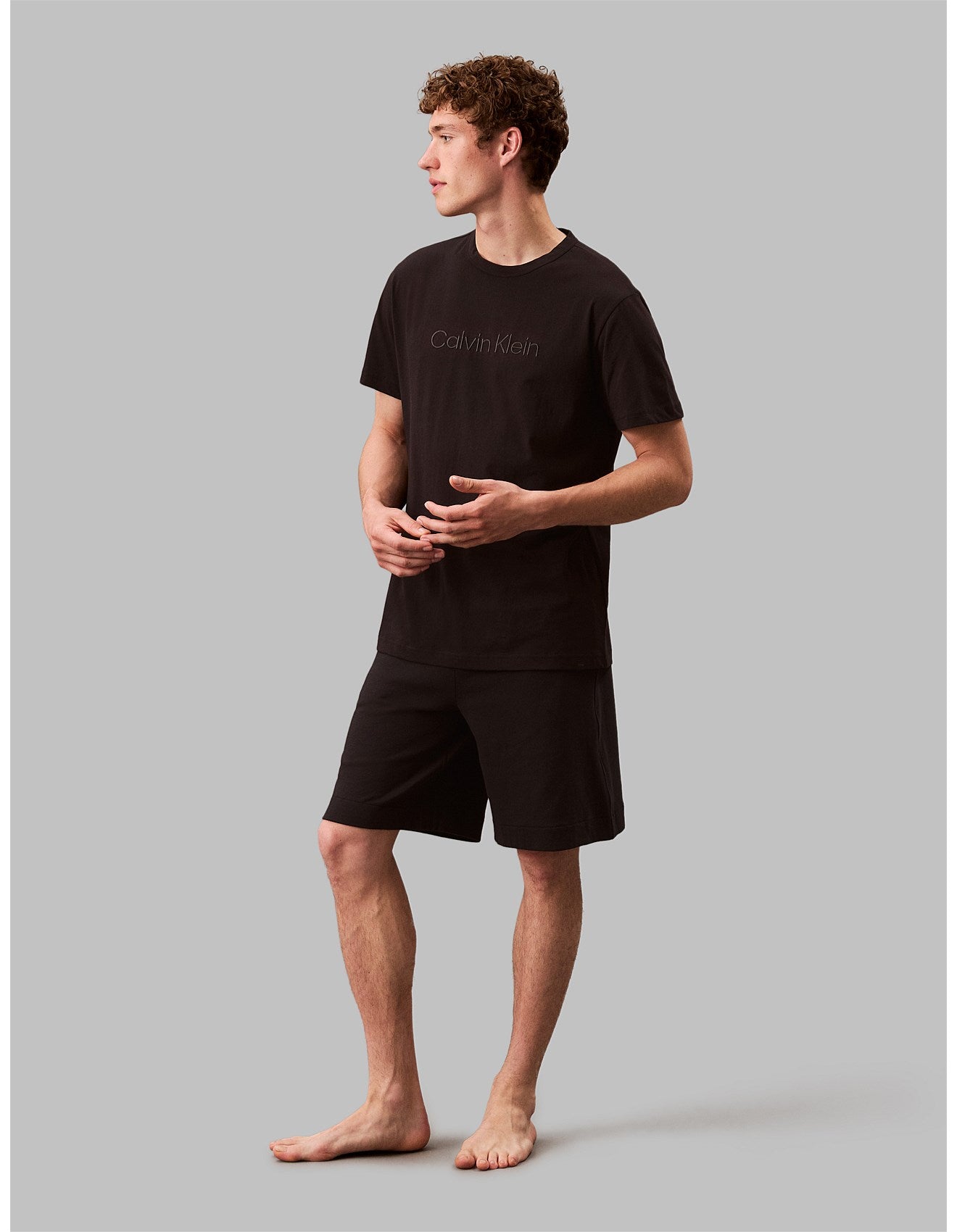 Calvin Klein COTTON T-ShirtS Short Sleeve CREW NECK