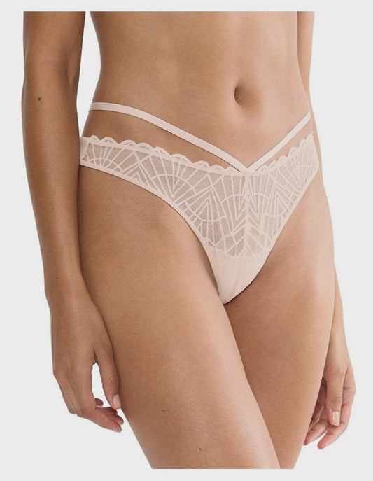 That Night in Vegas String Brief  in Porcelain